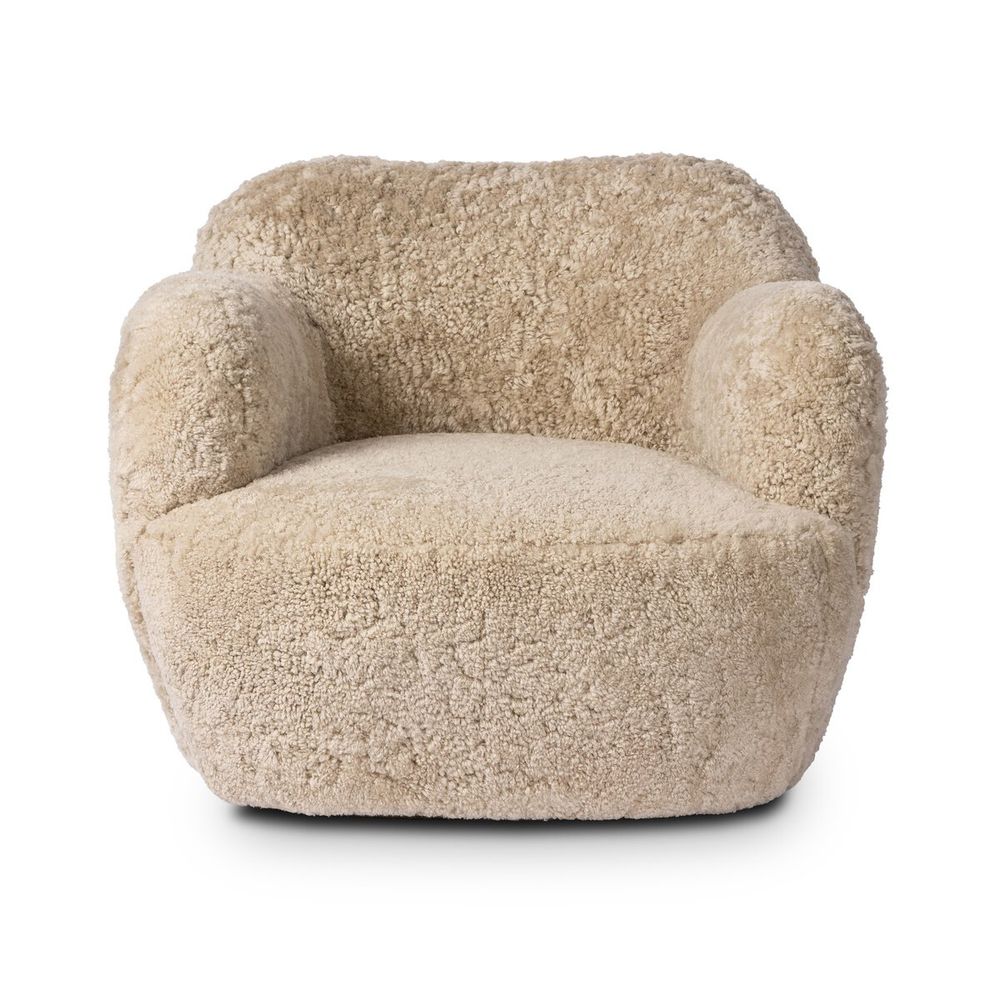 Julius Swivel Chair - Shearling