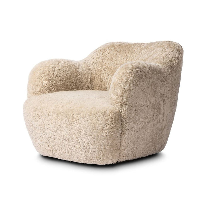 Julius Swivel Chair - Shearling