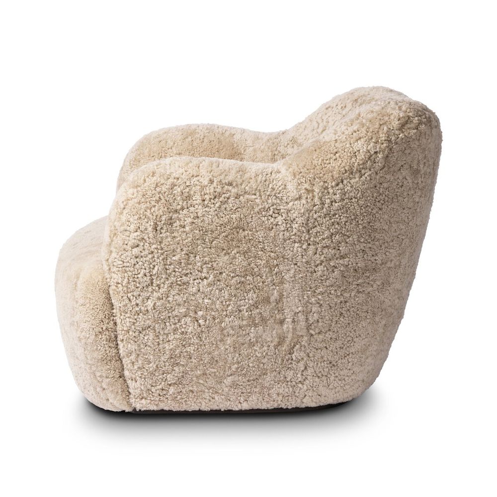 Julius Swivel Chair - Shearling