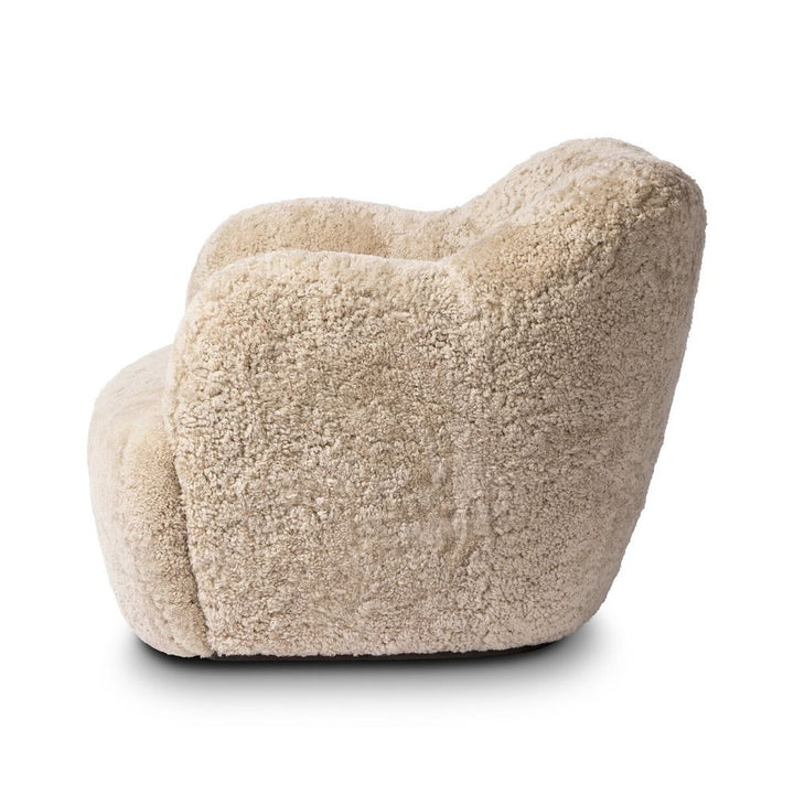 Julius Swivel Chair - Shearling