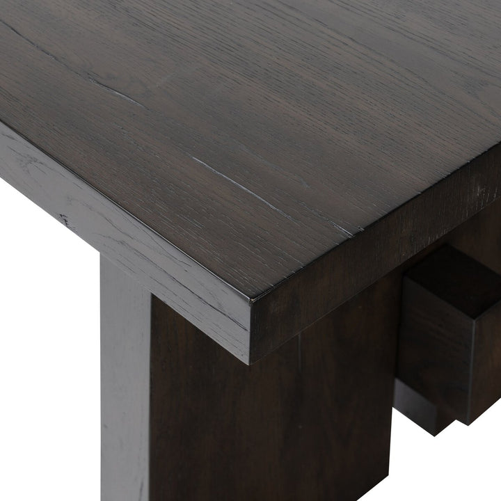 Lucas End Table - Smoked Black