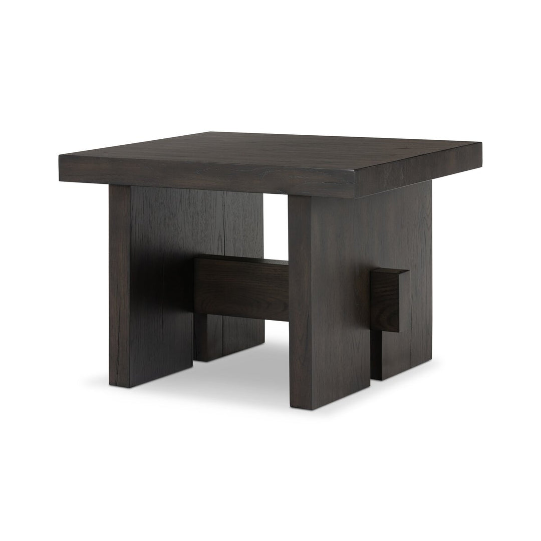 Lucas End Table - Smoked Black