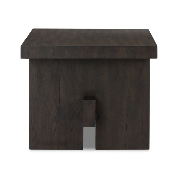 Lucas End Table - Smoked Black