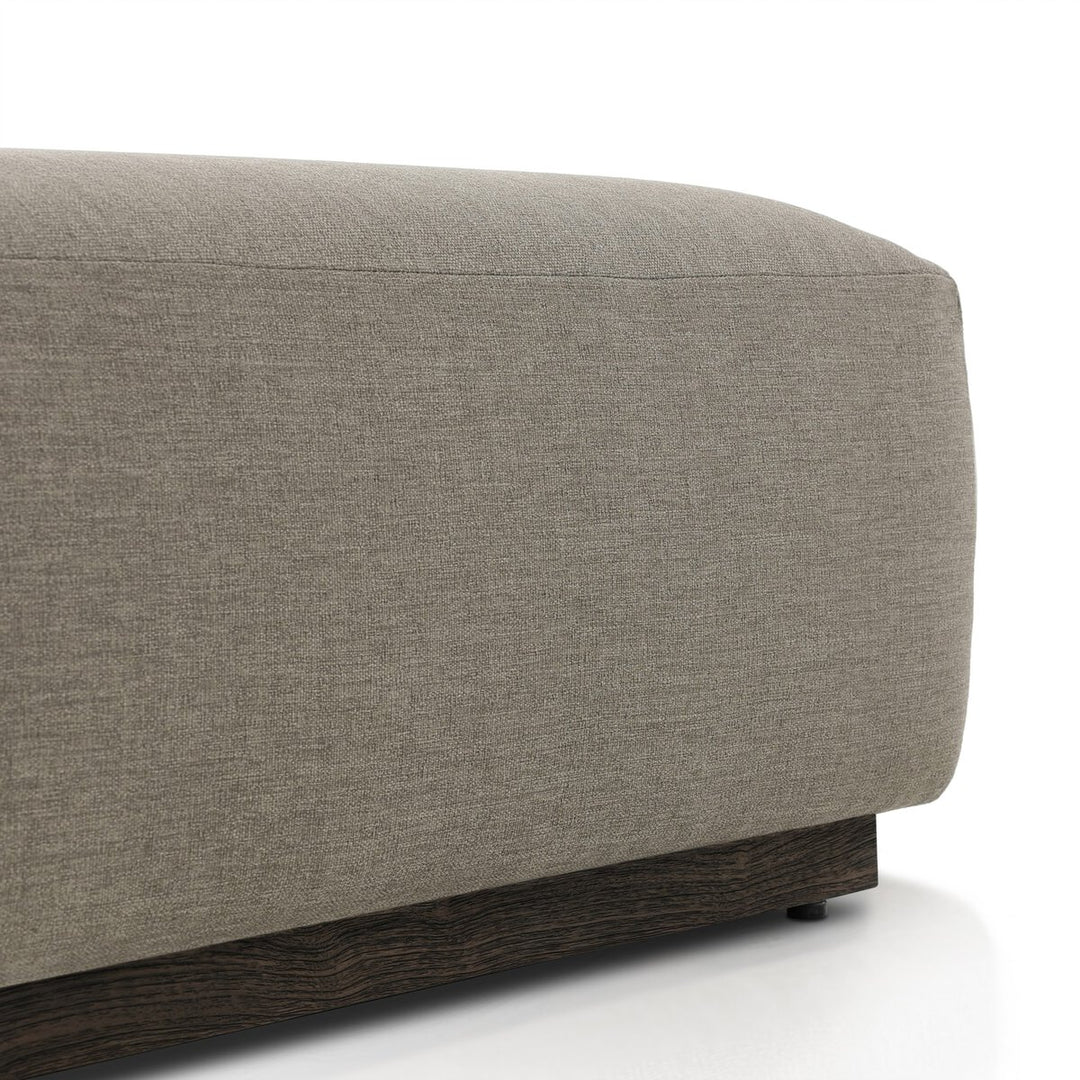 Build Your Own: Davis Outdoor Sectional - Alessi Fawn - Outdoor Ottoman Piece