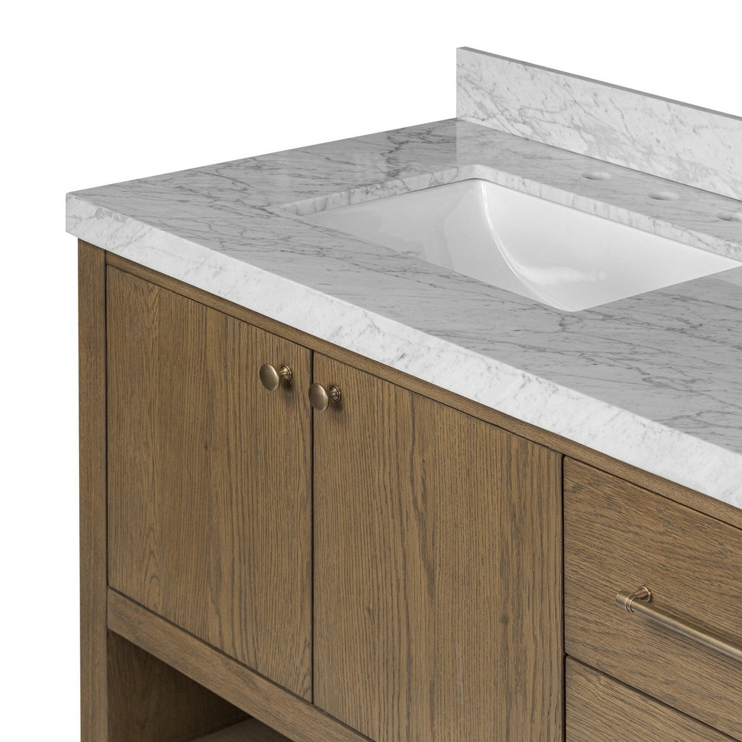 Aspen Double Vanity - Washed Natural