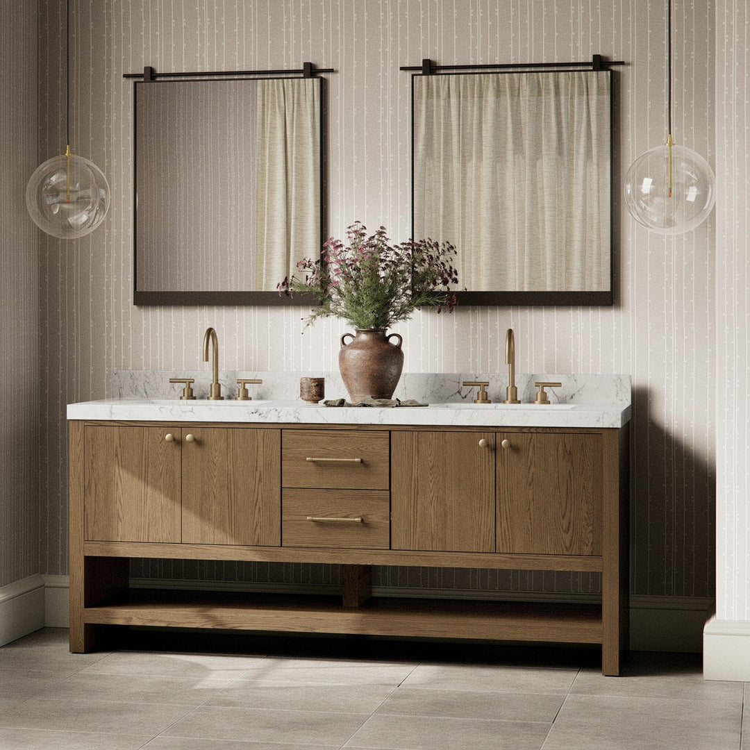 Aspen Double Vanity - Washed Natural