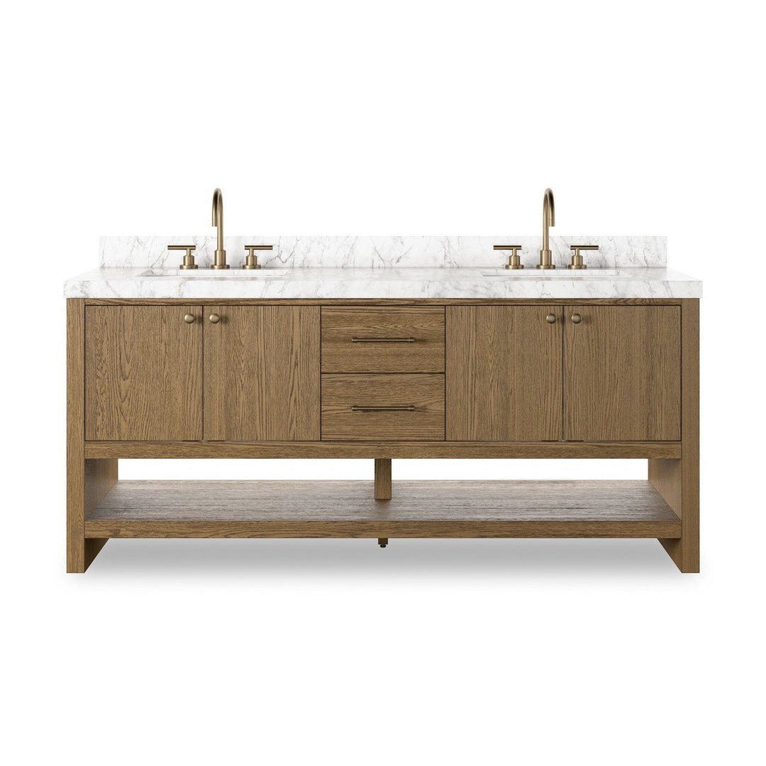 Aspen Double Vanity - Washed Natural