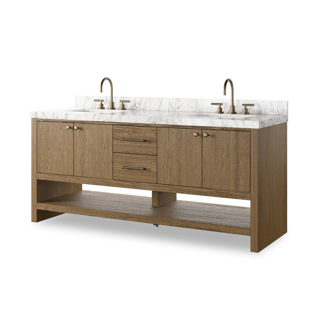 Aspen Double Vanity - Washed Natural