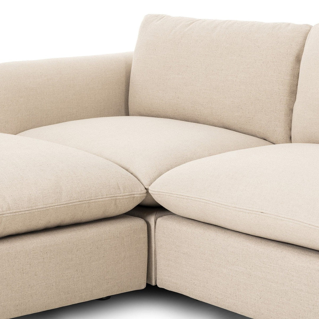 Franklin 3-Piece Sectional - Antwerp Taupe - W/ Ottoman