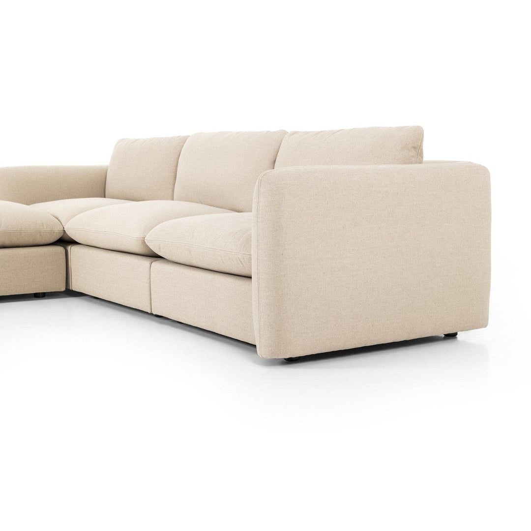 Franklin 3-Piece Sectional - Antwerp Taupe - W/ Ottoman