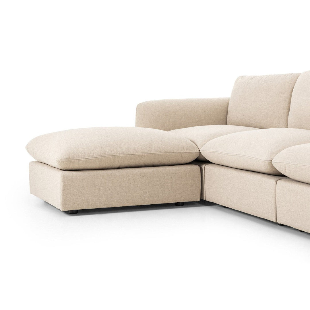 Franklin 3-Piece Sectional - Antwerp Taupe - W/ Ottoman