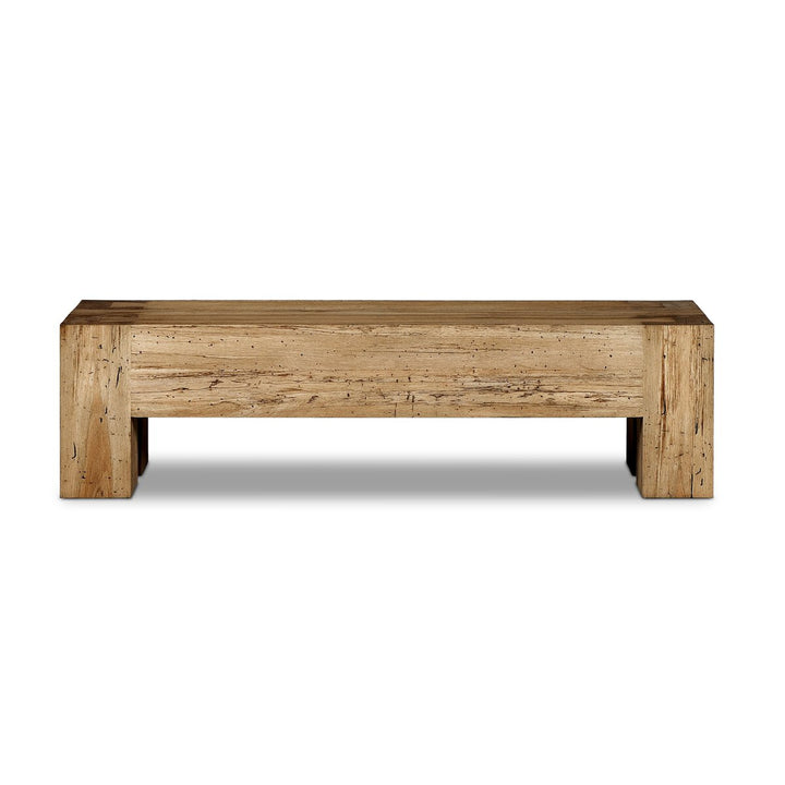 Langley Accent Bench - Rustic Wormwood Oak