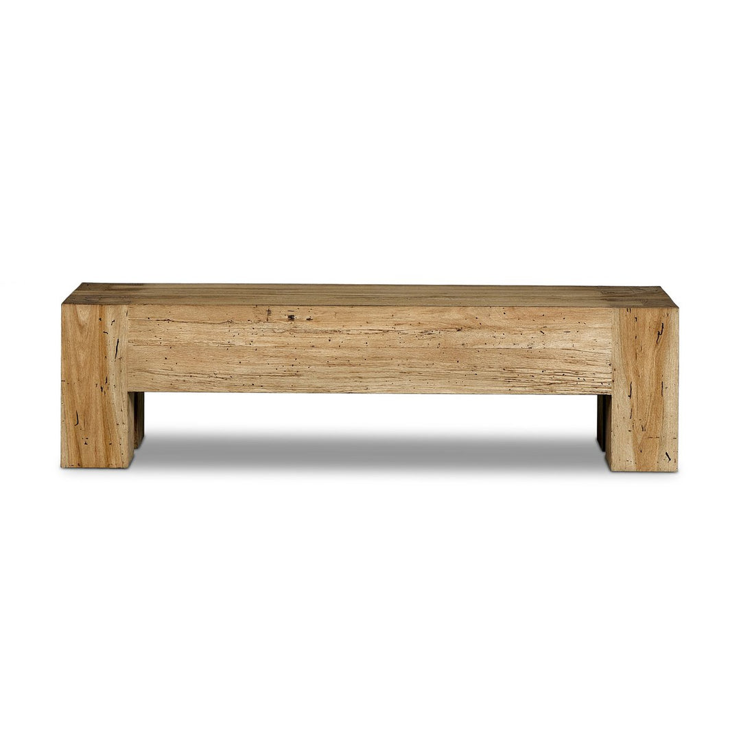 Langley Accent Bench - Rustic Wormwood Oak