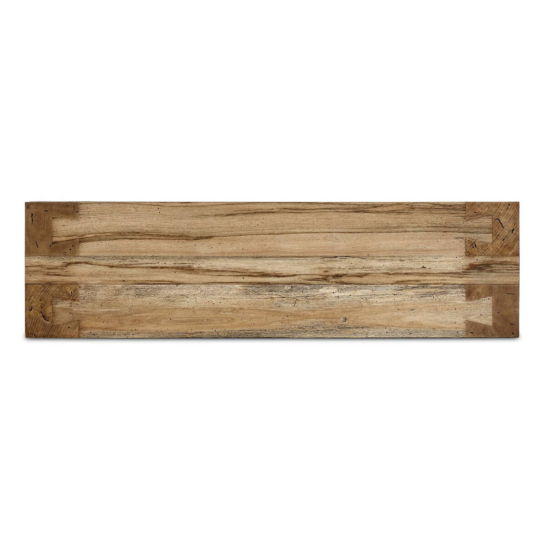 Langley Accent Bench - Rustic Wormwood Oak