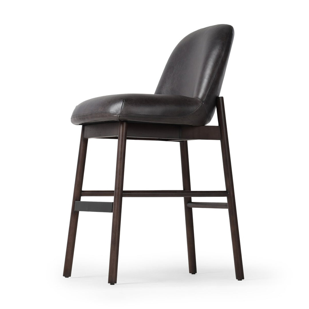 Cora Armless Bar + Counter Stool - Bar - Sonoma Black