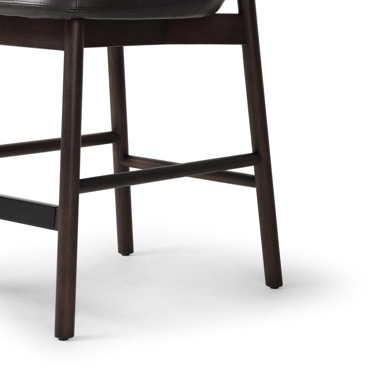 Wren Armless Counter Stool - Sonoma Black