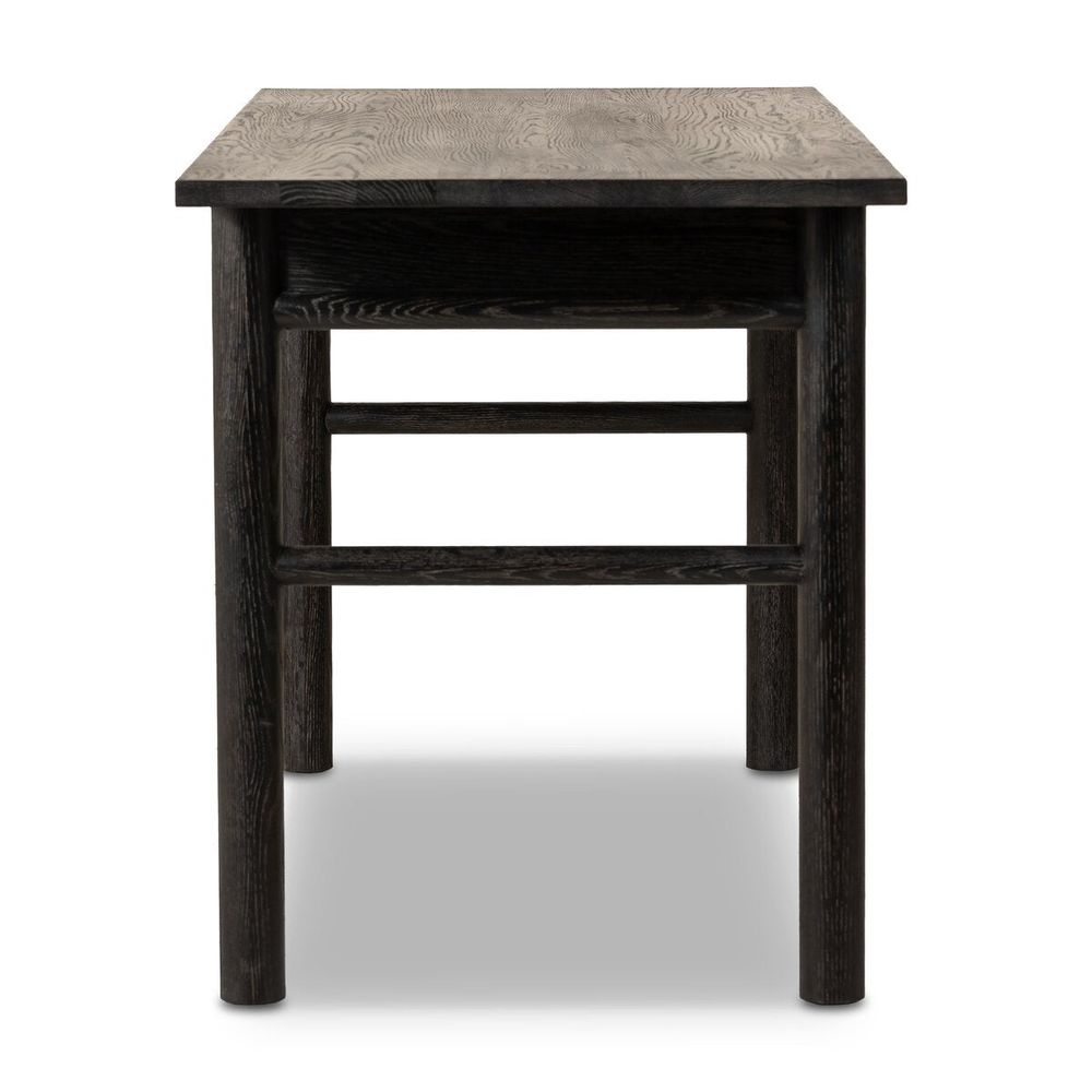 Desks Griffith Desk: Distressed Black - Oxidized Copper - Distressed Black Oak