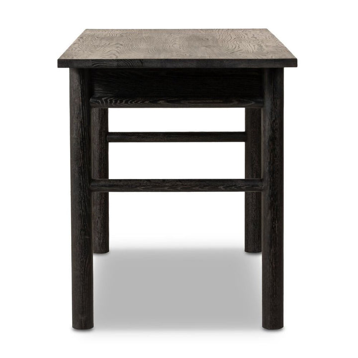 Desks Griffith Desk: Distressed Black - Oxidized Copper - Distressed Black Oak