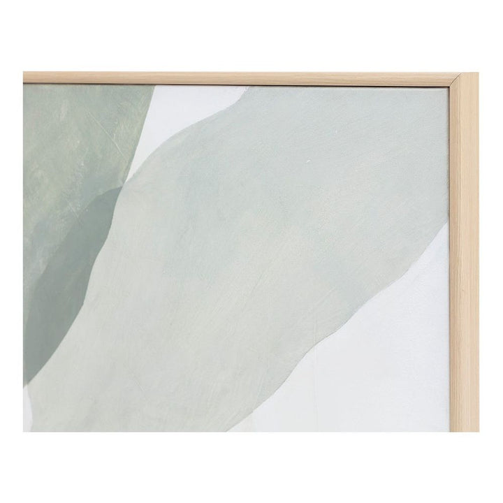 Wall Art Calm Reflection (Set Of 2) - 40" X 50" - Natural Floater Frame