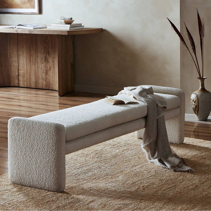 Selena Accent Bench - Durham Cream