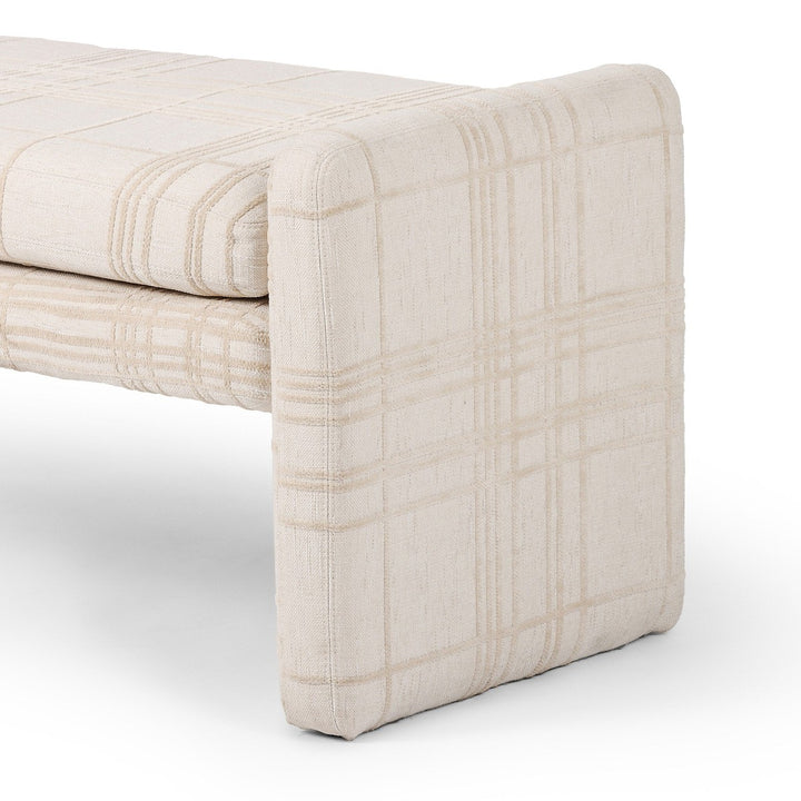 Sabrina Accent Bench - Sheffield Ivory - Ivory