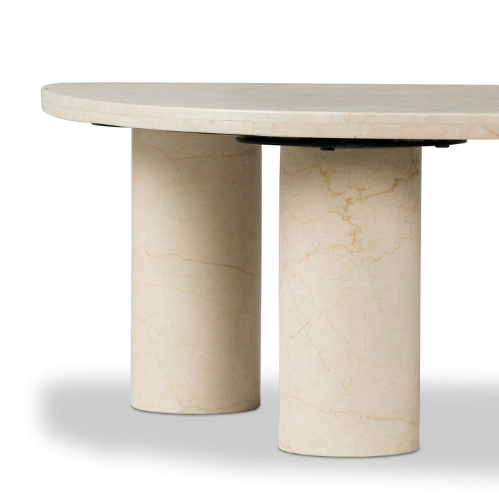 Noah Coffee Table - Cream Marble