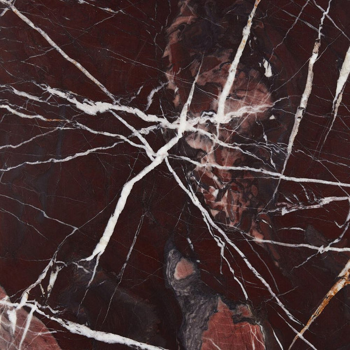 Livia Coffee Table - Merlot Marble