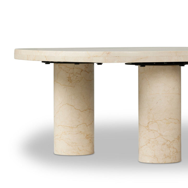 Noah Coffee Table - Cream Marble