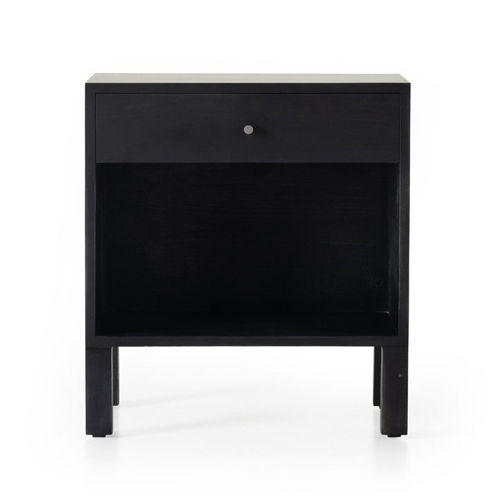 Calloway Nightstand - Black Wash Poplar