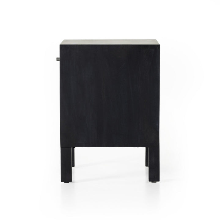 Calloway Nightstand - Black Wash Poplar