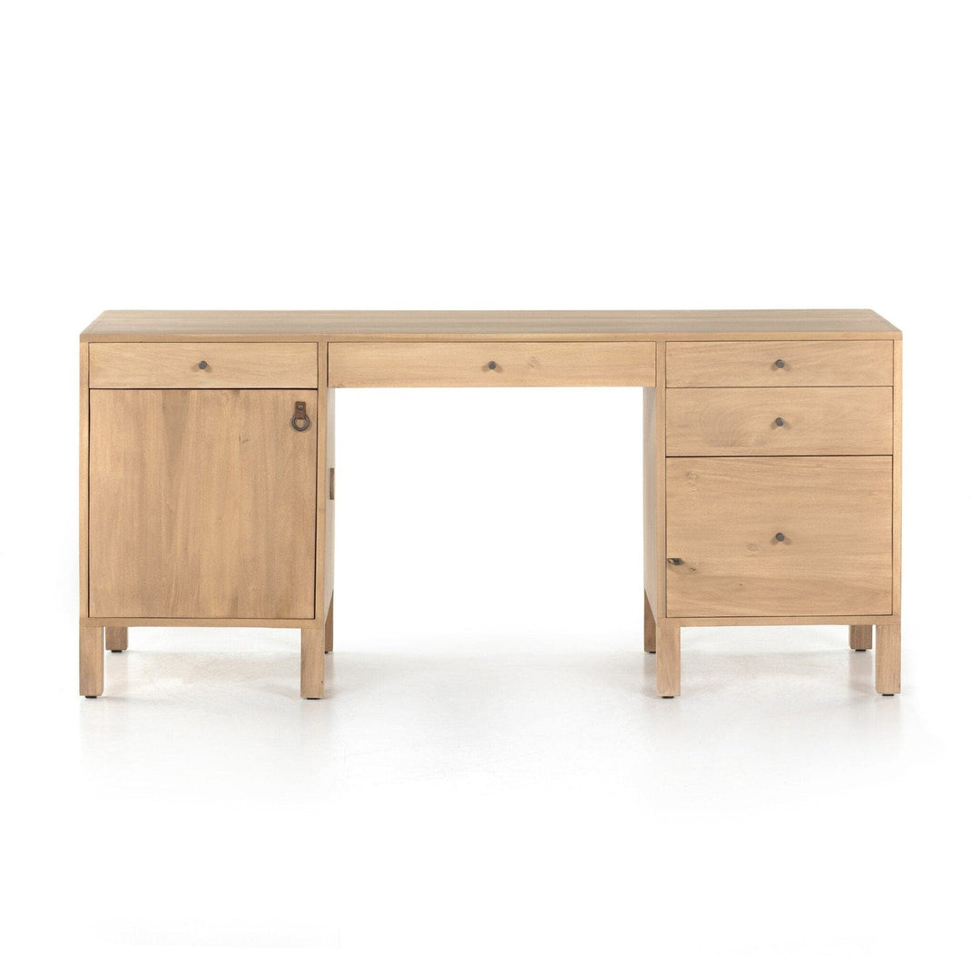 Calloway Executive Desk - Dry Wash Poplar