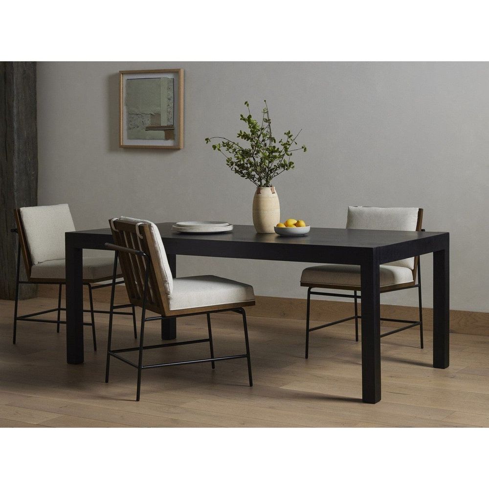 Dining Tables Calloway Dining Table - Black Wash Poplar