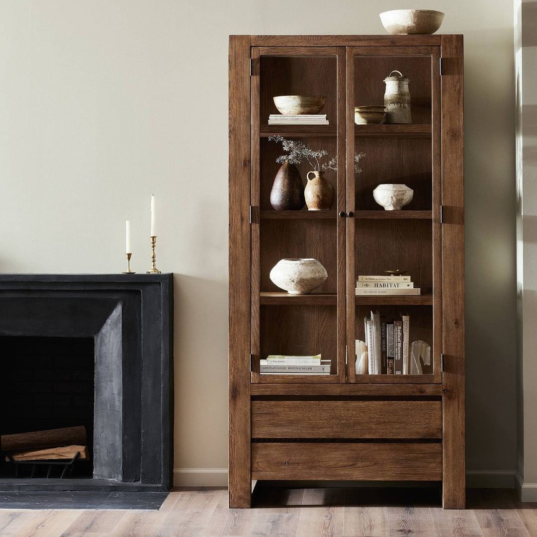 Camden Cabinet - Weathered Oak