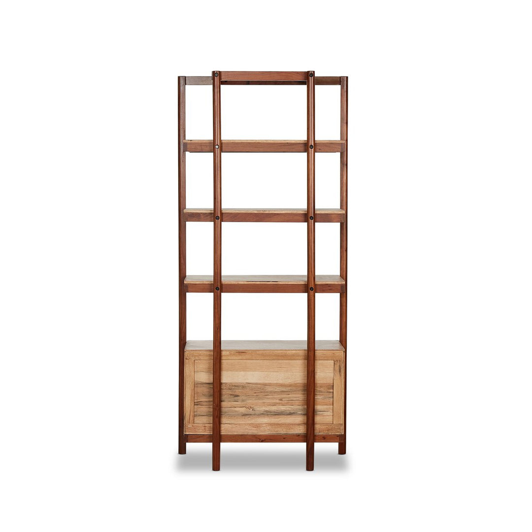 Dane Bookcase - Smoked Honey Parawood