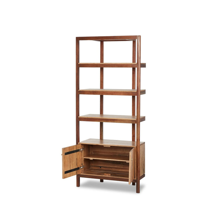 Dane Bookcase - Smoked Honey Parawood