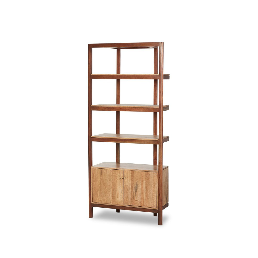 Dane Bookcase - Smoked Honey Parawood