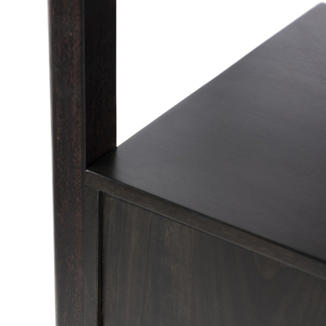 Dane Bookcase - Worn Black Parawood