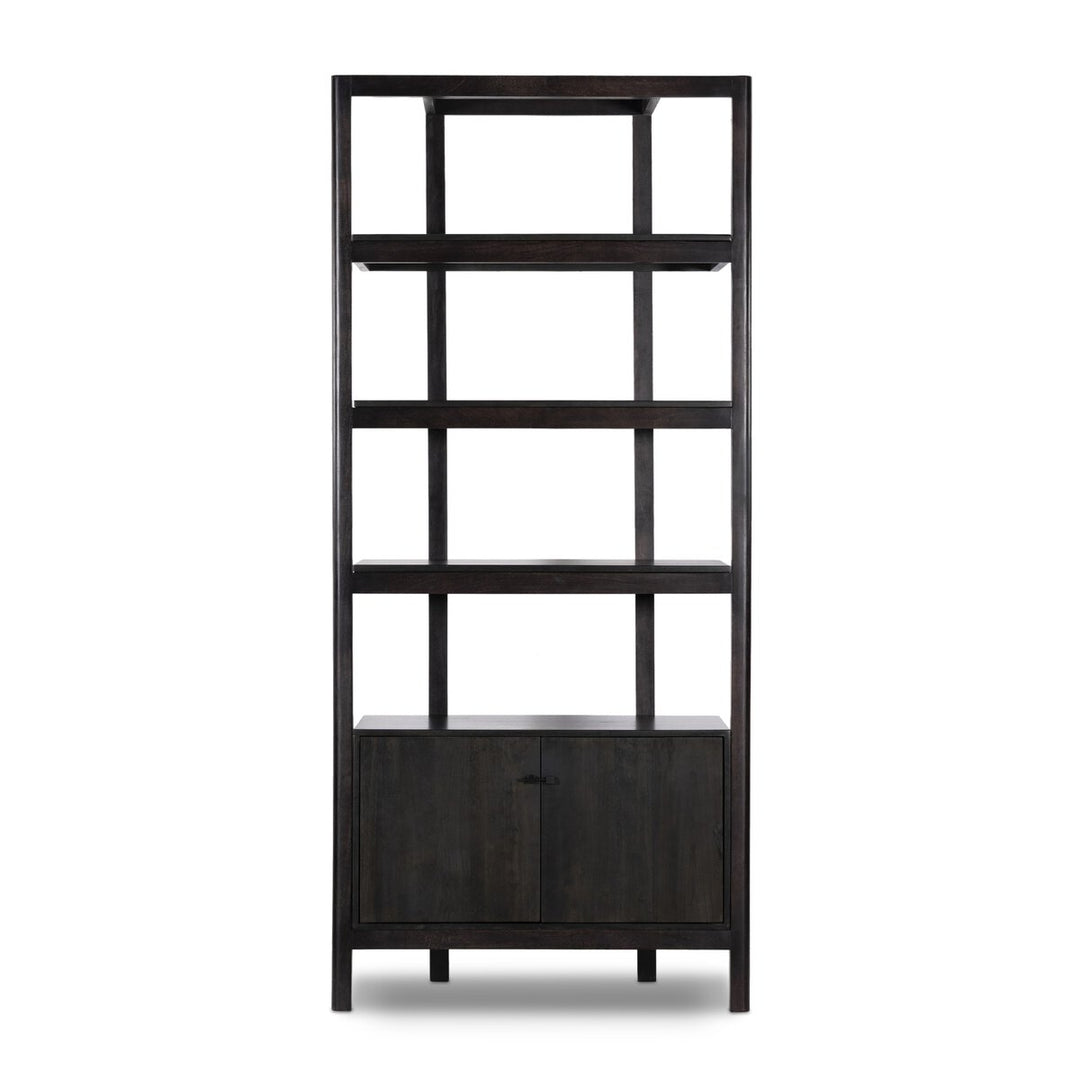 Dane Bookcase - Worn Black Parawood