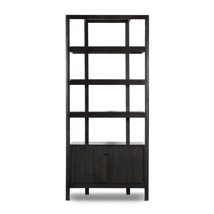 Dane Bookcase - Worn Black Parawood