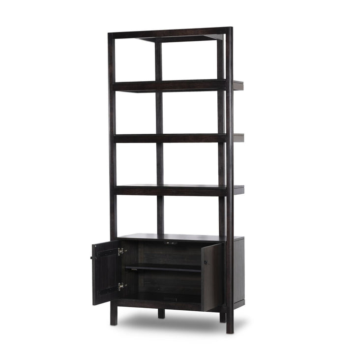 Dane Bookcase - Worn Black Parawood