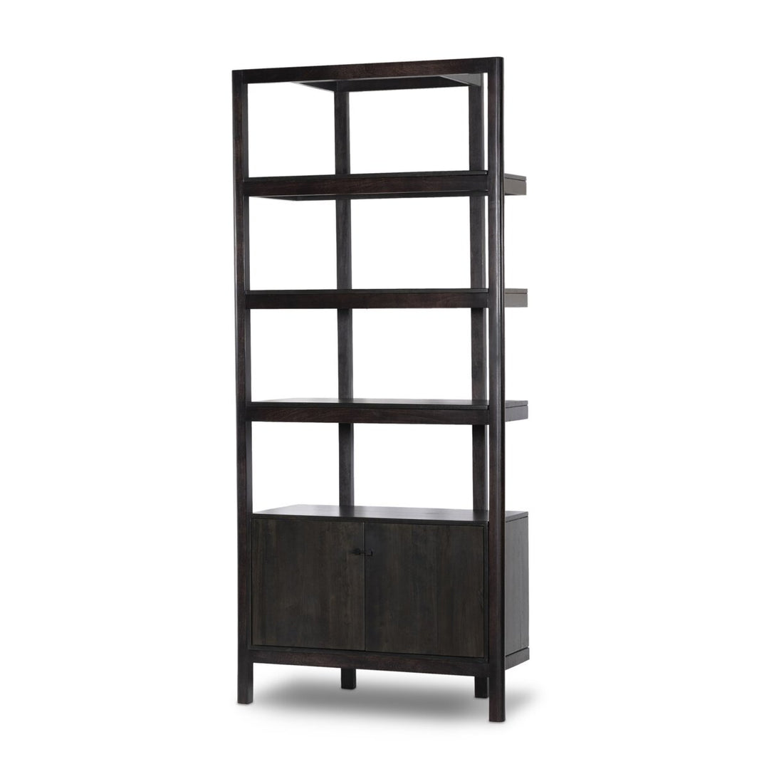 Dane Bookcase - Worn Black Parawood