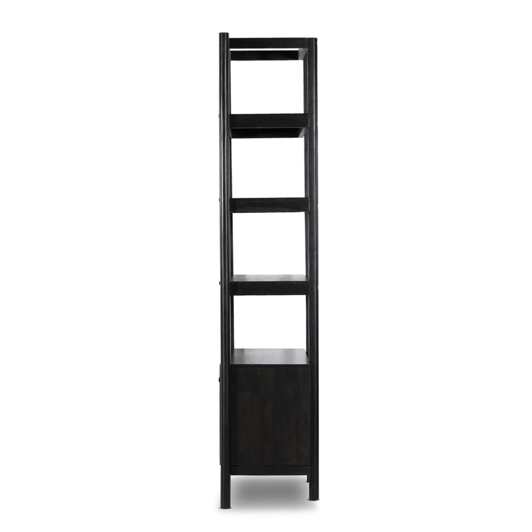 Dane Bookcase - Worn Black Parawood