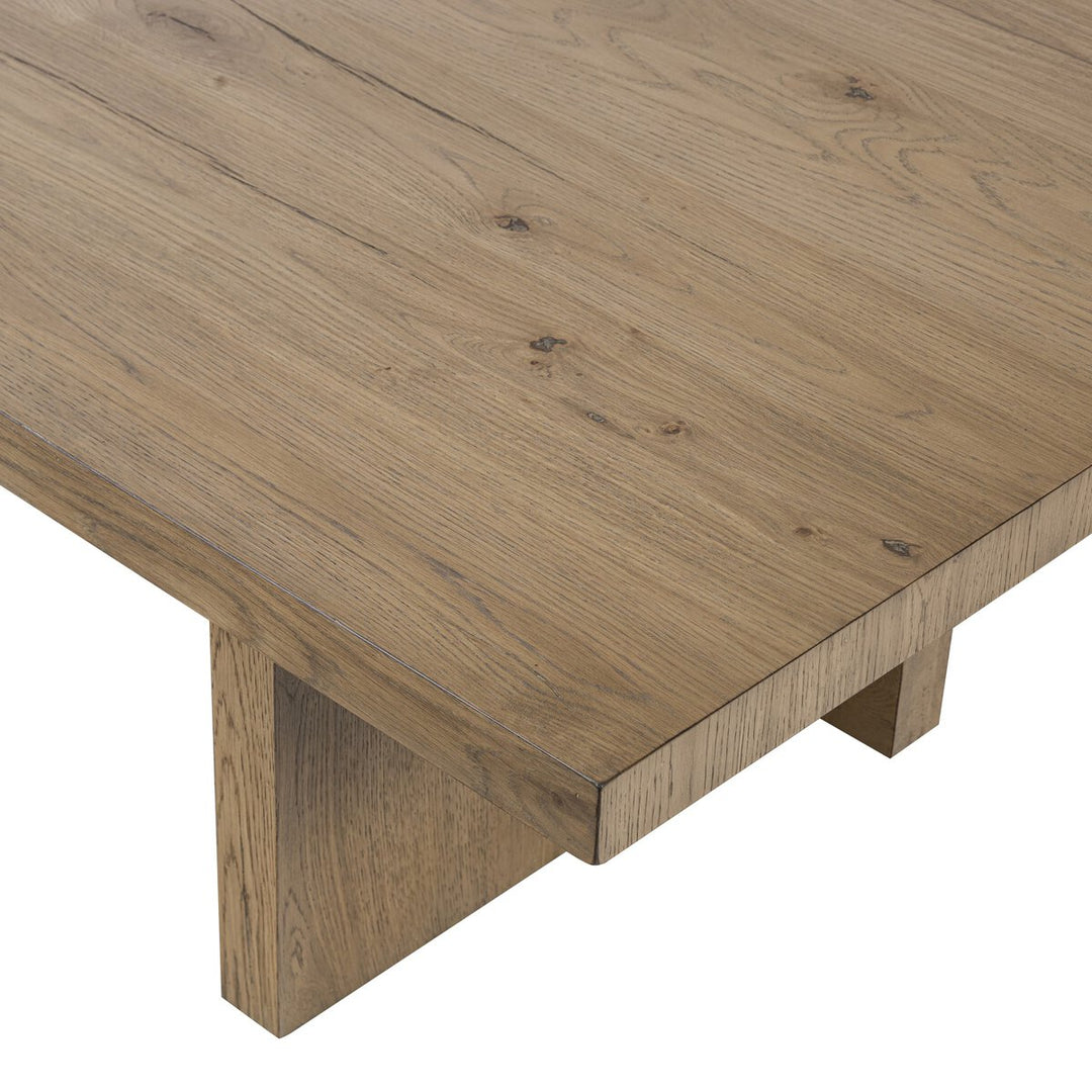 Lucas Coffee Table - Rubbed Light Oak