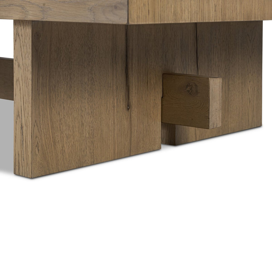 Lucas Coffee Table - Rubbed Light Oak