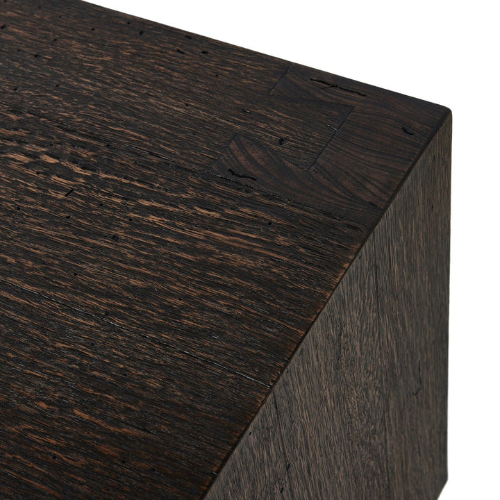 Weston Nightstand - Ebony Rustic Wormwood Oak