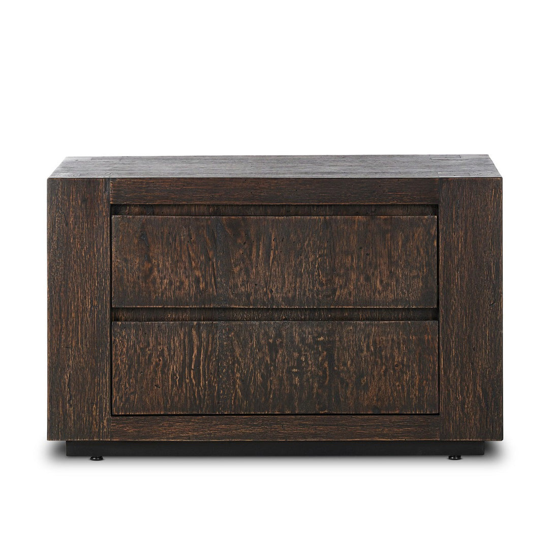 Weston Nightstand - Ebony Rustic Wormwood Oak