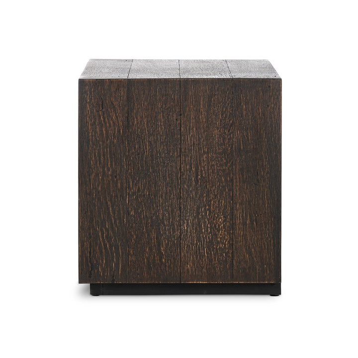 Weston Nightstand - Ebony Rustic Wormwood Oak