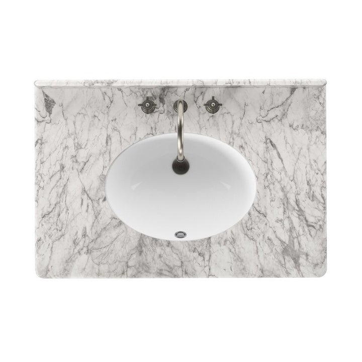 Toulouse Single Vanity - Washed Blonde Oak Veneer