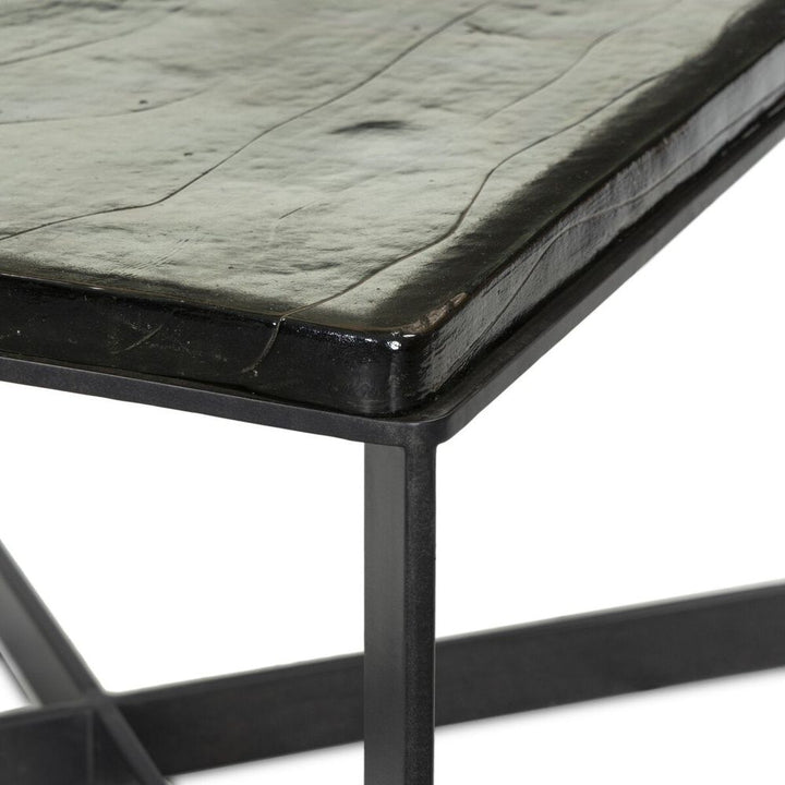 Lennie Cast Glass Bunching Table