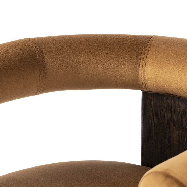 Caleb Dining Chair - Stax Rust - Brown